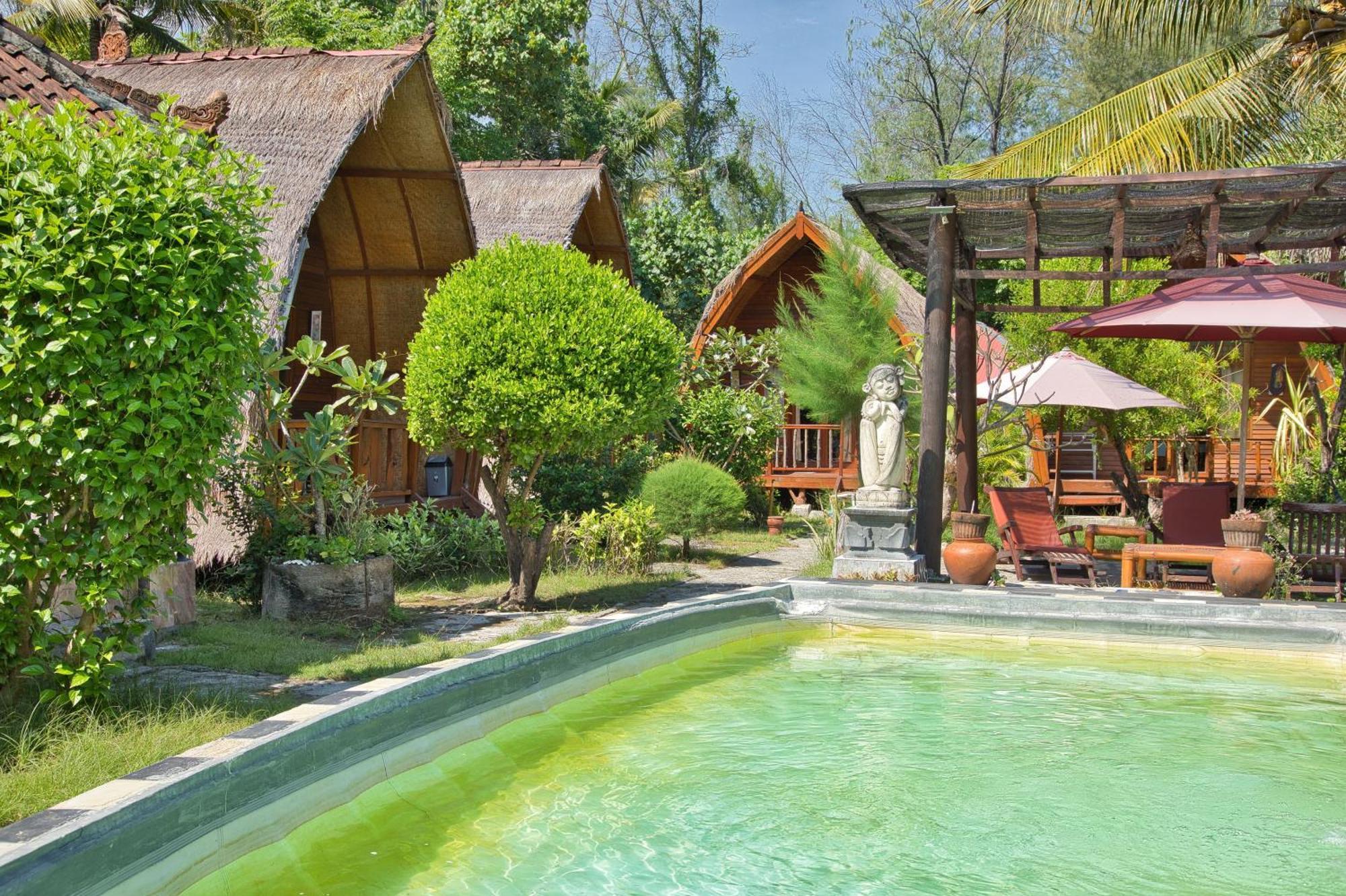 Bunga Bungalows Gili Meno Esterno foto