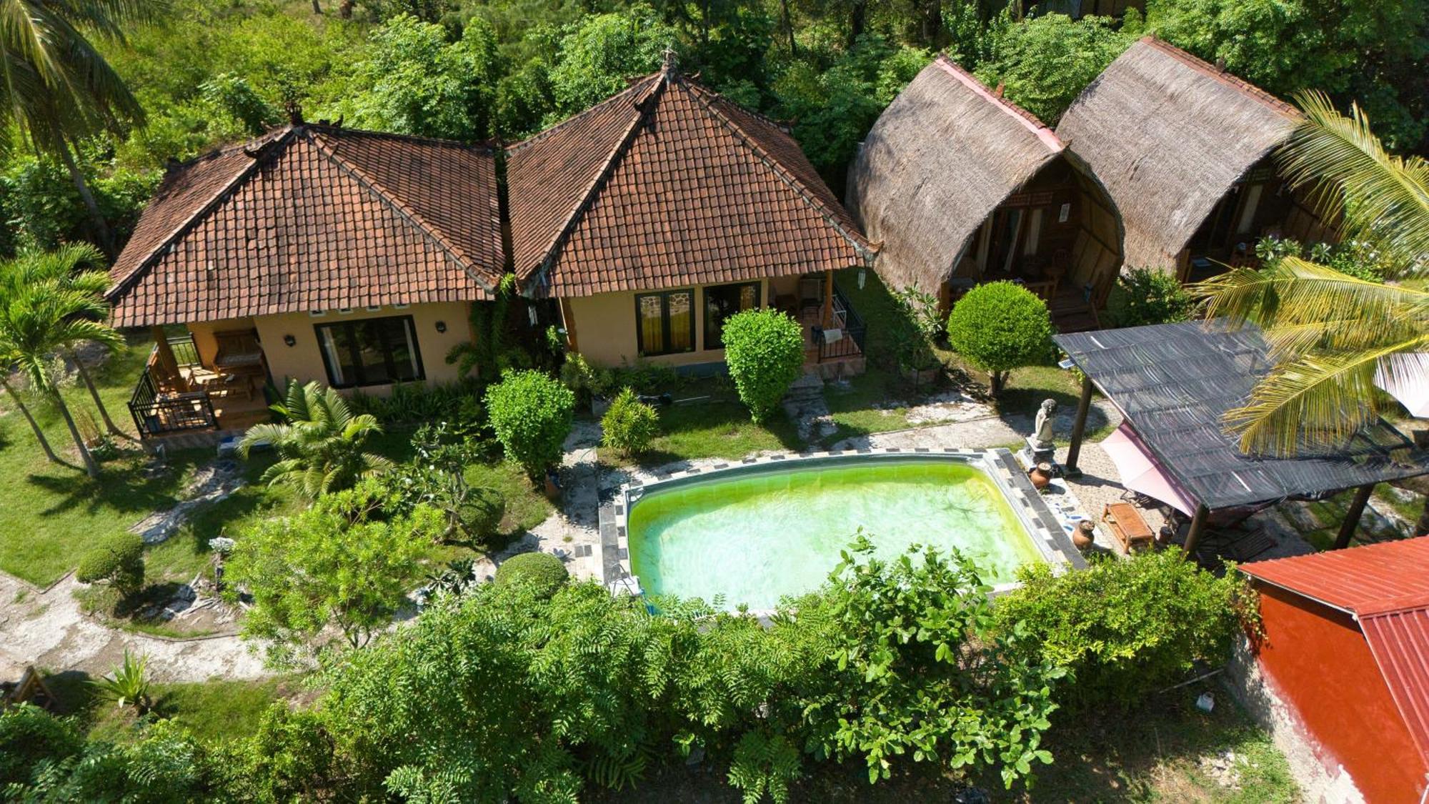 Bunga Bungalows Gili Meno Esterno foto